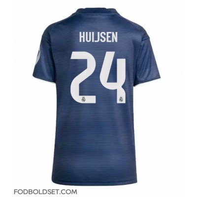 Real Madrid Dean Huijsen #24 Udebanetrøje Dame 2025-26 Kortærmet Real Madrid Dean Huijsen #24 Udebanetrøje Dame 2025-26 Kortærmet